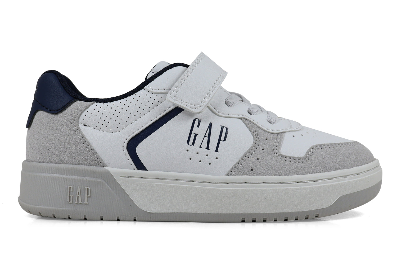 Gap παιδικο casual sneaker αγορι λευκο μπλε gpk6140004679