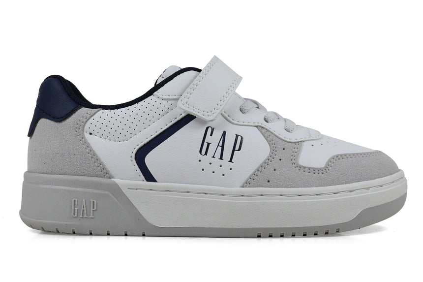 Gap παιδικο casual sneaker αγορι λευκο μπλε gpk6140004679