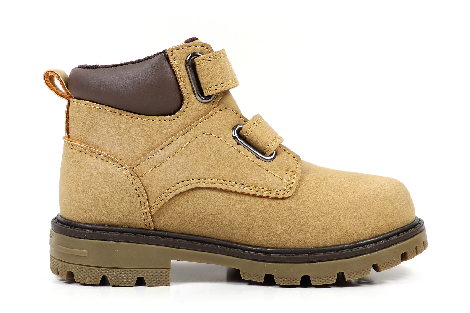 LEVI'S JAX PLUS MINI/VFOR0140S CAMEL 0138 Δερμάτινα Παιδικά Μποτάκια με velcro Καφέ