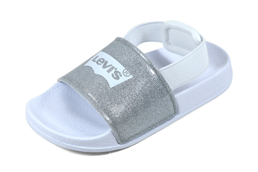 Levi's Παιδικές Σαγιονάρες Slides Ασημι Pool S Vpol0254s-3141