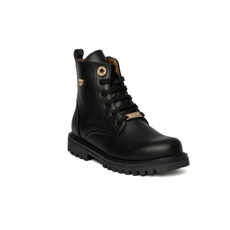 Bonito Leather Ankle Boots X24-57 Black Matt