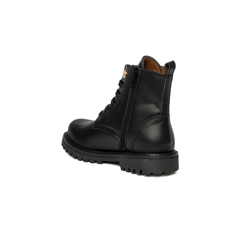 Bonito Leather Ankle Boots X24-57 Black Matt