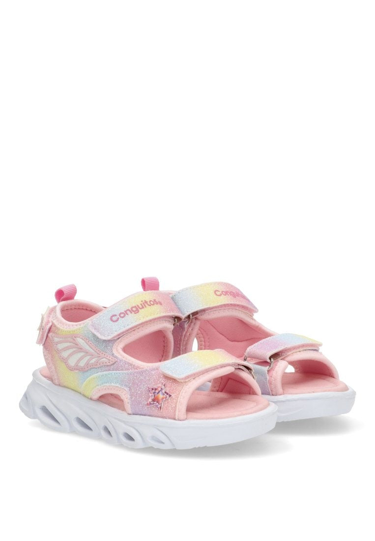 Conguitos COSH260014 SANDAL SPORT WINGS  με φωτάκια multi light