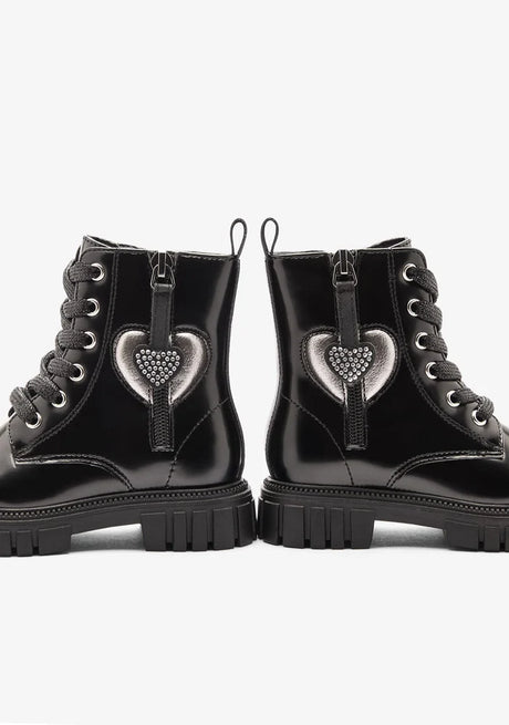 Conguitos cosh244008-black-25 Παιδικά Μποτάκια με Φερμουάρ Μαύρα