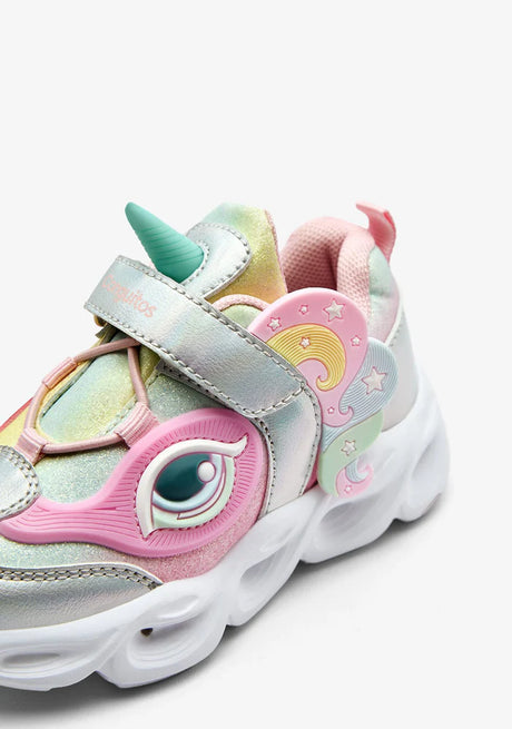 CONGUITOS COSH248002-PINK FANTASY SNEAKERS WITH LIGHTS