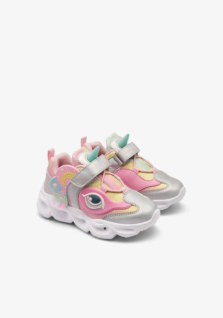 CONGUITOS COSH248002-PINK FANTASY SNEAKERS WITH LIGHTS