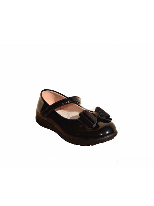 Touiti Μπαλαρινες 342600 Black Λουστρινι