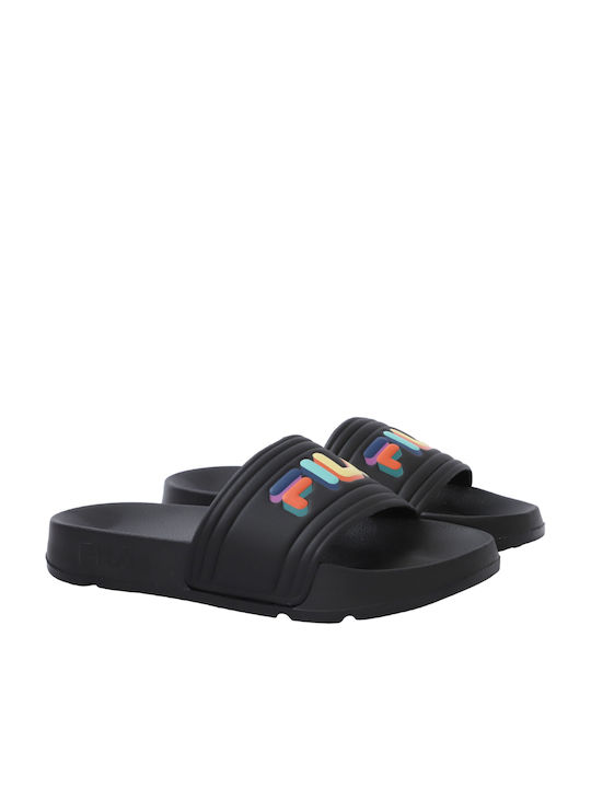 Fila Σαγιοναρες Morro Bay Logo Slipper  FFW010280010 BLACK