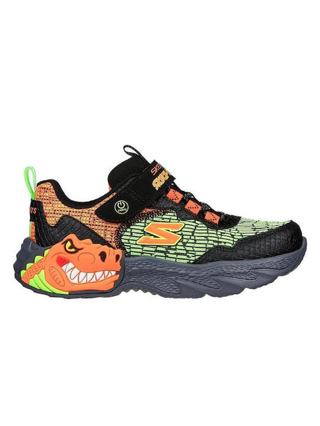 Skechers Αθλητικα Dino-Lights Black/Orange S lights