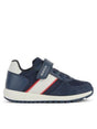 Geox J Alben B.A-Nylon+Geobuck J459EA 0FU54 C0735 Navy/Red