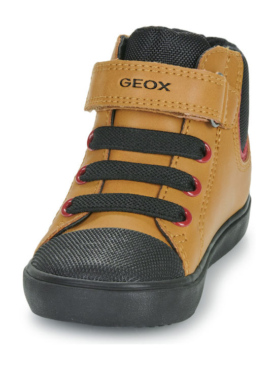 Geox παιδικά sneaker μποτάκια για αγόρια  dr yellow B461NC 0MEFU C2G9B