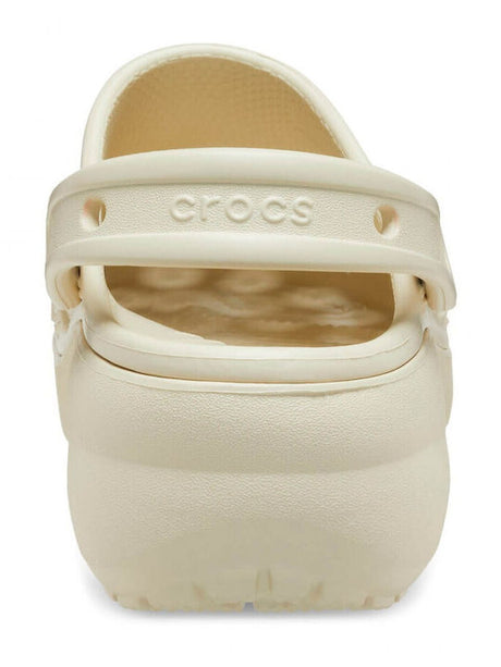 Crocs 206750-2Y2 Classic Platform Clog W bone