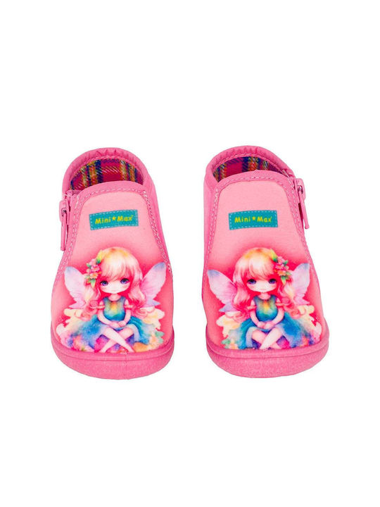 Mini*Max Παντοφλακια Δερματινα G-LOLA 4 Ροζ