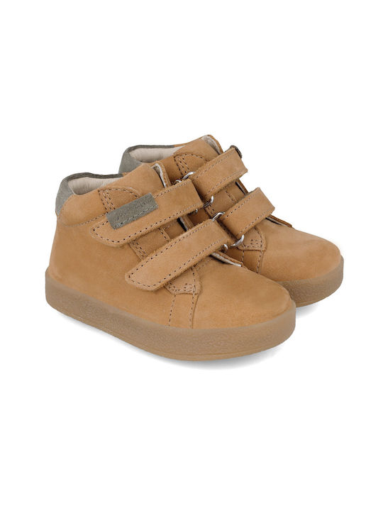 Garvalin Δερματινα Ημιμποτα Παπουτσια 241315-B781 CAMEL