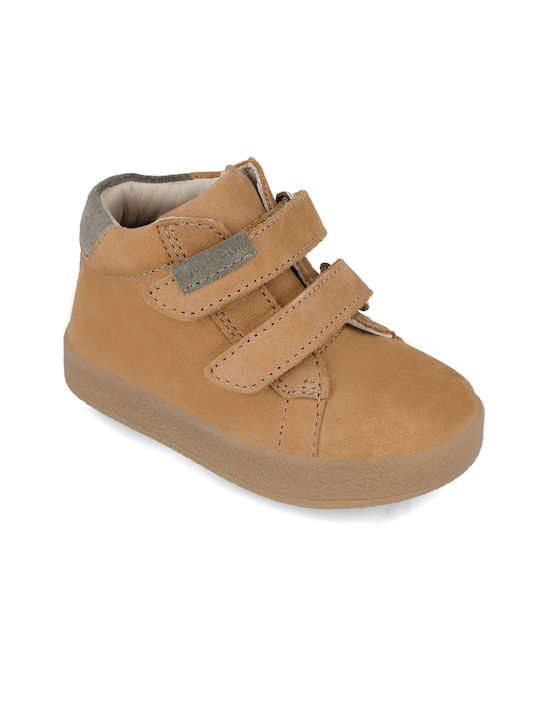 Garvalin Δερματινα Ημιμποτα Παπουτσια 241315-B781 CAMEL