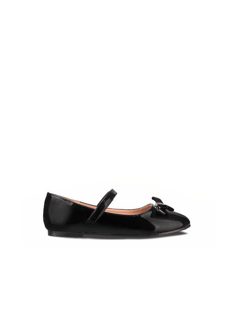 Touiti Μπαλαρινες 42040 Black Λουστρινι