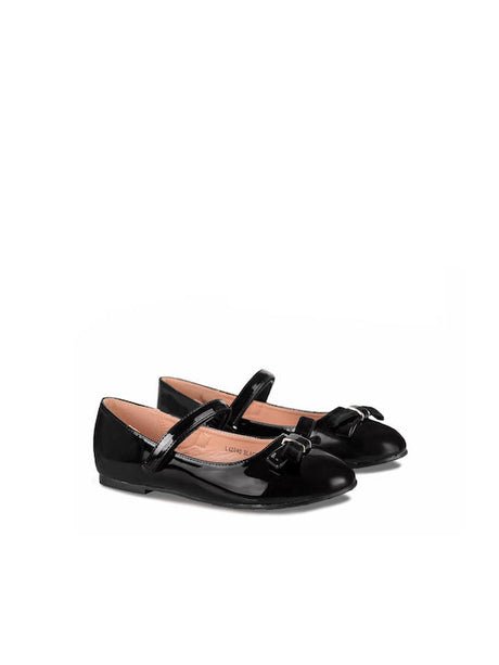 Touiti Μπαλαρινες 42040 Black Λουστρινι