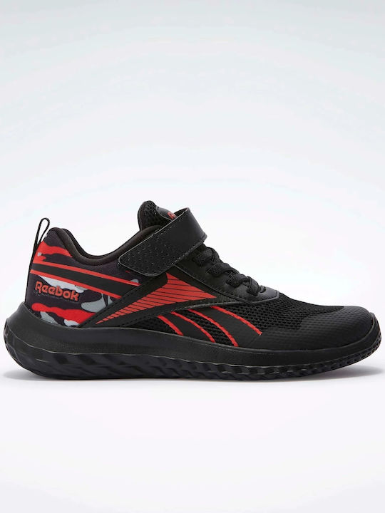 Reebok 100209181 Rush Runner 5 Elastic Lace & Top Strap black-red-grey