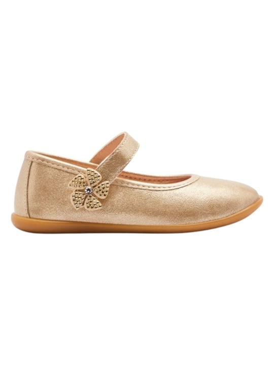 Conguitos COSH265066 BALLERINAS Flower Decorated Strip Gold