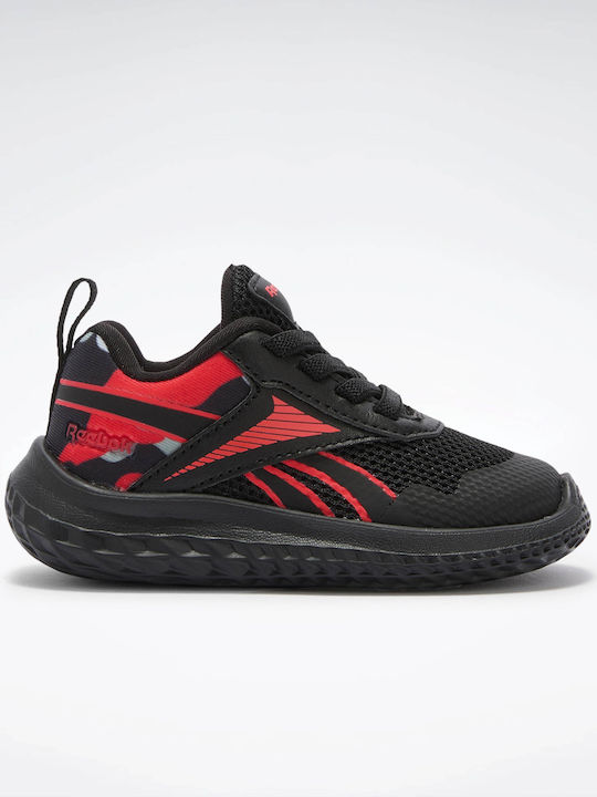 Reebok 100209188 Rush Runner 5 Elastic Lace Infant black-red-grey