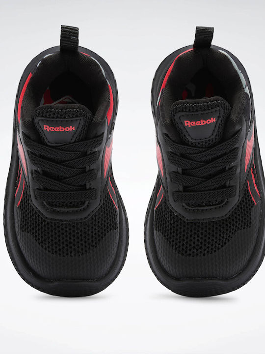 Reebok 100209188 Rush Runner 5 Elastic Lace Infant black-red-grey