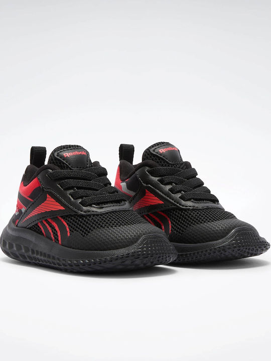 Reebok 100209188 Rush Runner 5 Elastic Lace Infant black-red-grey