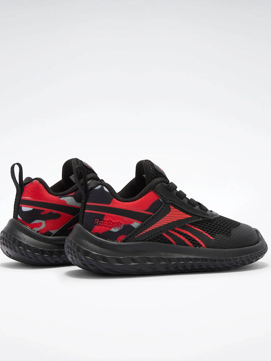 Reebok 100209188 Rush Runner 5 Elastic Lace Infant black-red-grey