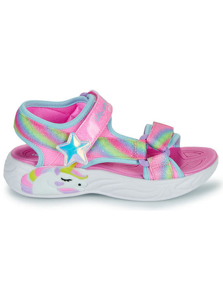 Skechers Παιδικά Πέδιλα Ροζ 303107N-PKMT