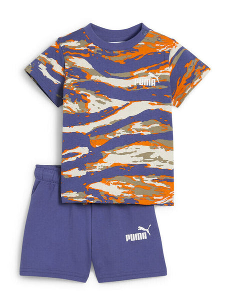 Puma 686287 46 Παιδικό Σετ με Σορτς Καλοκαιρινό 2τμχ Camo