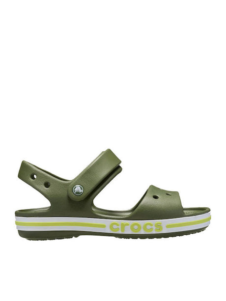 Crocs Παιδικά Ανατομικά Παπουτσάκια Θαλάσσης Χακι 211054-309