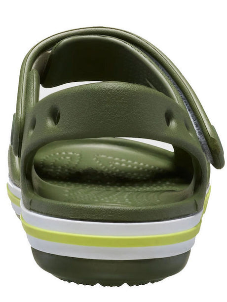 Crocs Παιδικά Ανατομικά Παπουτσάκια Θαλάσσης Χακι 211054-309