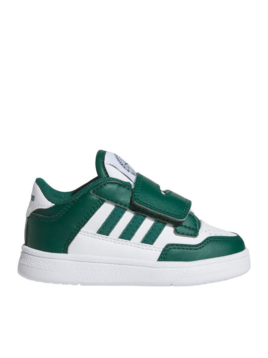 adidasRapid Court Cf Παιδικά Sneakers με velcro JR1023 Πράσινα