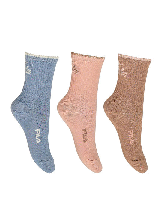 Fila Παιδικές Κάλτσες Normal Plain Πολύχρωμες