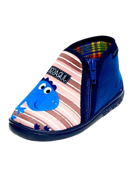 Mini MaxΠαιδικές Παντόφλες JURAS5-ΜΠΛΕ