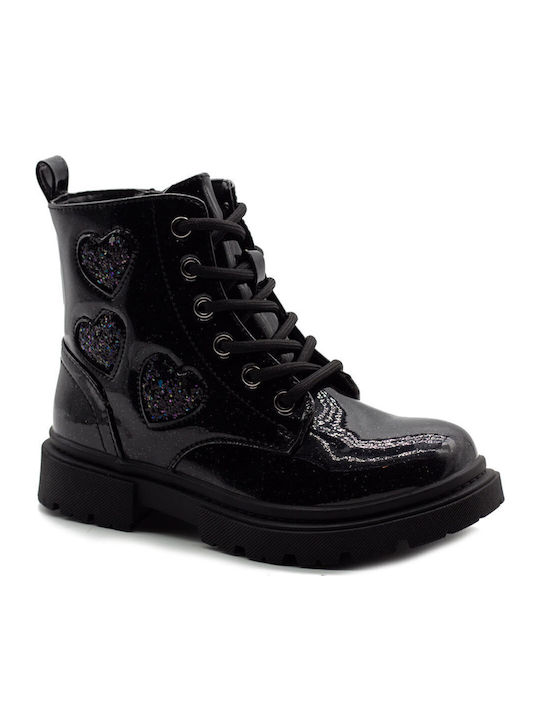 Μποτάκια αρβυλάκια ALEGRIA μόδας για κορίτσια black