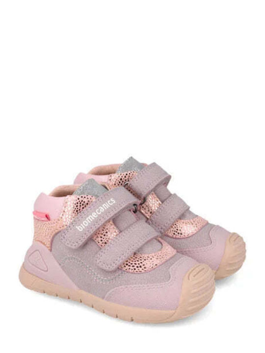Biomecanics Παιδικά Sneakers High Ανατομικά με Σκρατς 261133-b376 LILIUM