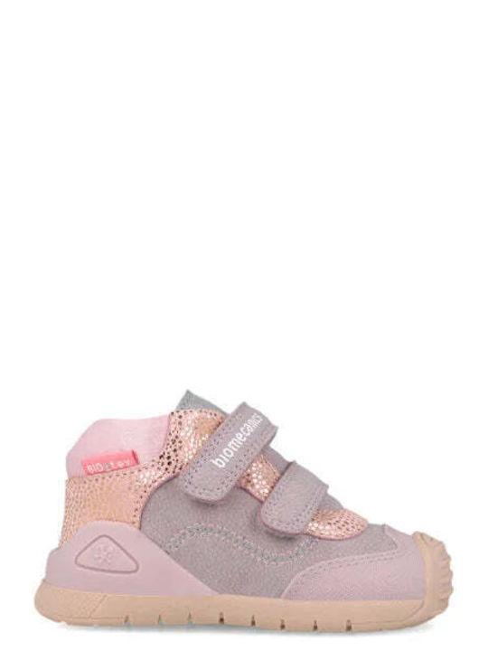 Biomecanics Παιδικά Sneakers High Ανατομικά με Σκρατς 261133-b376 LILIUM