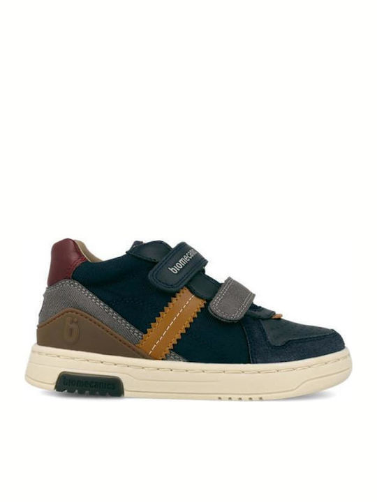 Biomecanics Παιδικά Sneakers High Ανατομικά με Σκρατς  261211-a183 OCEAN