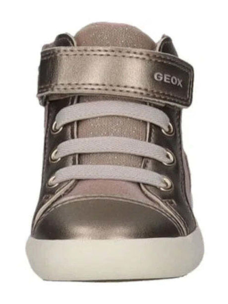 Geox Gisli Παιδικά Sneakers High Ανατομικά Μπεζ b661ma022nfc5005