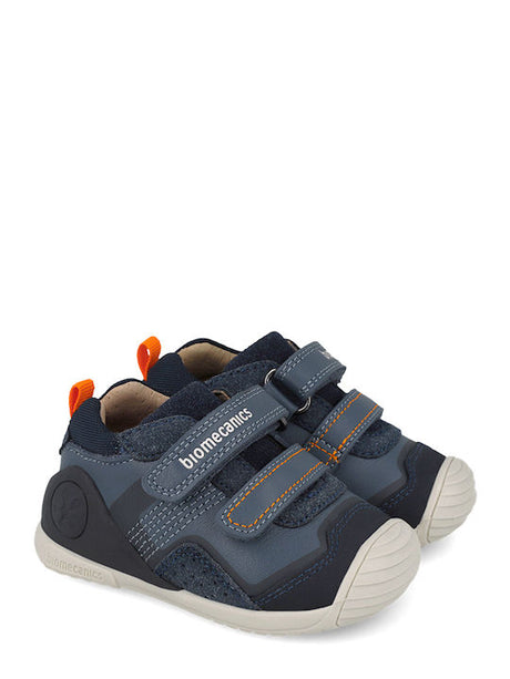 Biomecanics Παιδικά Sneakers High Ανατομικά με Velcro 261124-b556 PETROL