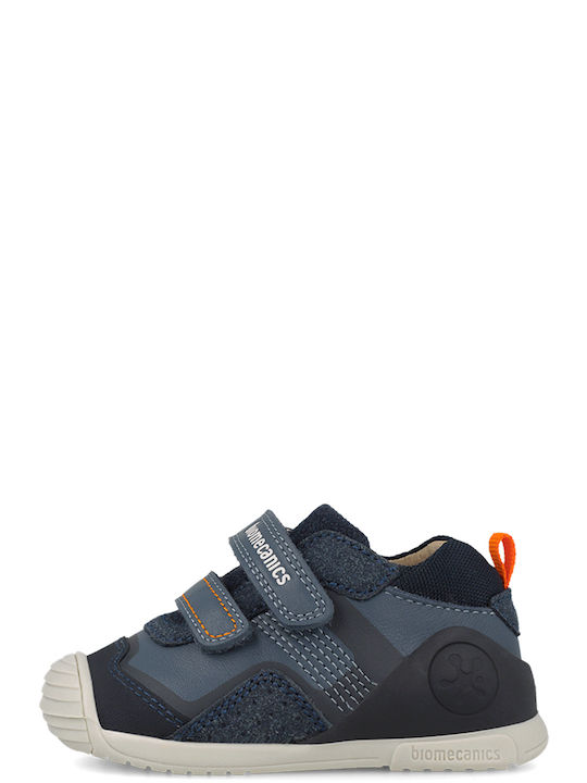 Biomecanics Παιδικά Sneakers High Ανατομικά με Σκρατς 261124-b556 PETROL