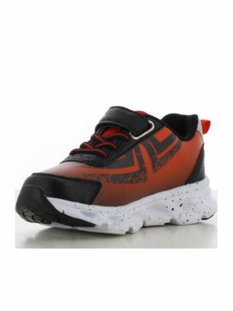 Παιδικά Sneakers Spiderman με Σκρατς & Φωτάκια Μαύρα sp015325