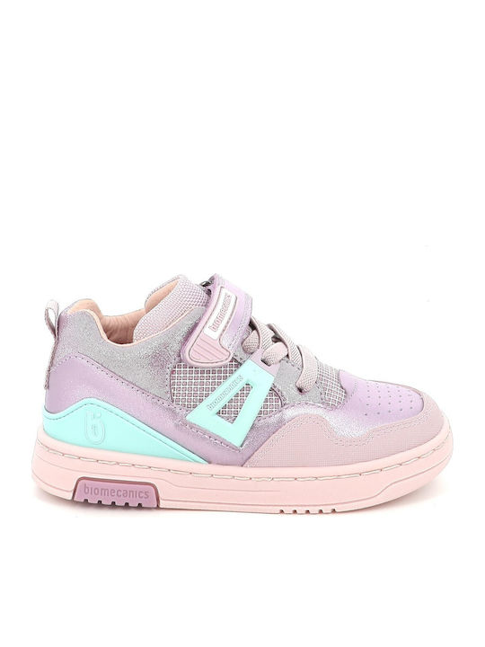 Biomecanics Παιδικά Sneakers High Ανατομικά με Σκρατς 261212-c854 VIOLETA