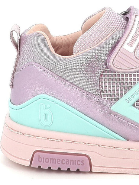 Biomecanics Παιδικά Sneakers High Ανατομικά με Σκρατς 261212-c854 VIOLETA