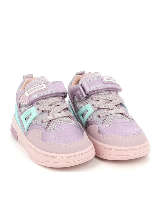 Biomecanics Παιδικά Sneakers High Ανατομικά με Σκρατς 261212-c854 VIOLETA