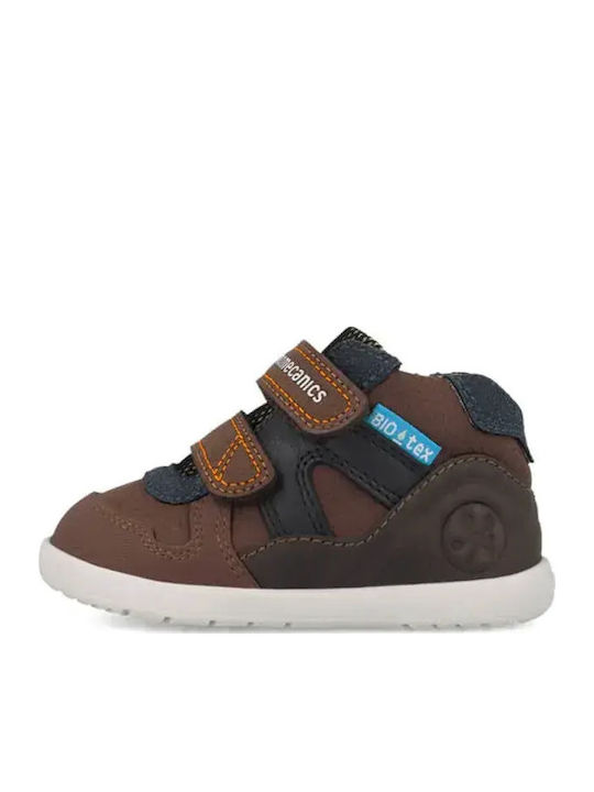Biomecanics Παιδικά Sneakers High Ανατομικά με Σκρατς 261152-b903 CHOCO
