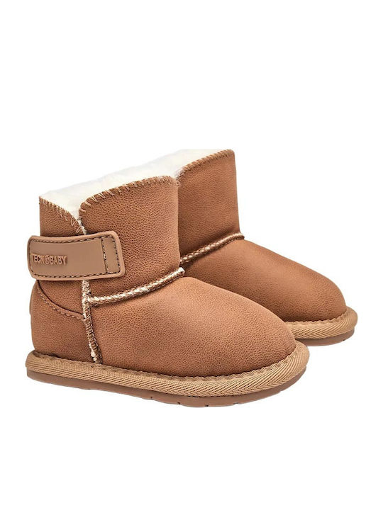 Conguitos Γούνινα Μποτάκια  Barefoot Με Βελκρο TESH501011-LPIN