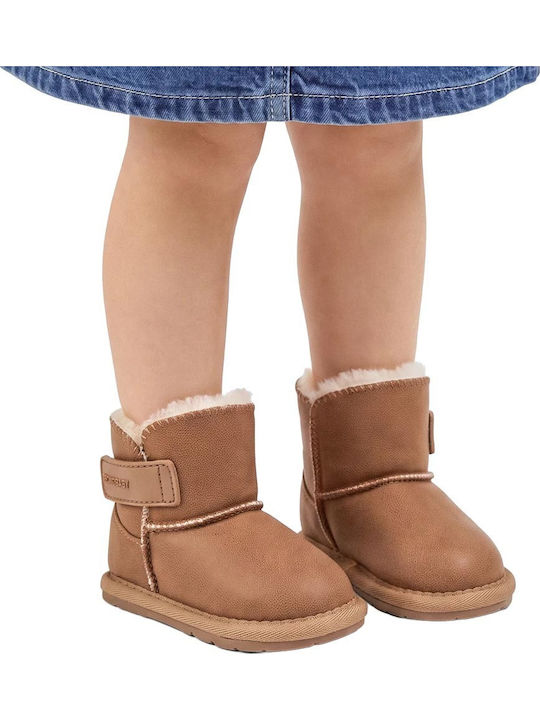 Conguitos Γούνινα Μποτάκια  Barefoot Με Βελκρο TESH501011-LPIN