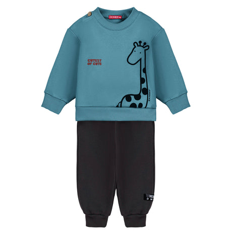 DOMER 4632 Παιδικό Σετ Φόρμας πετρόλ