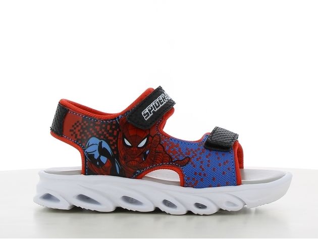 DISNEY SP013849 SPIDERMAN MARVEL SANDAL με φώτακια red-blue